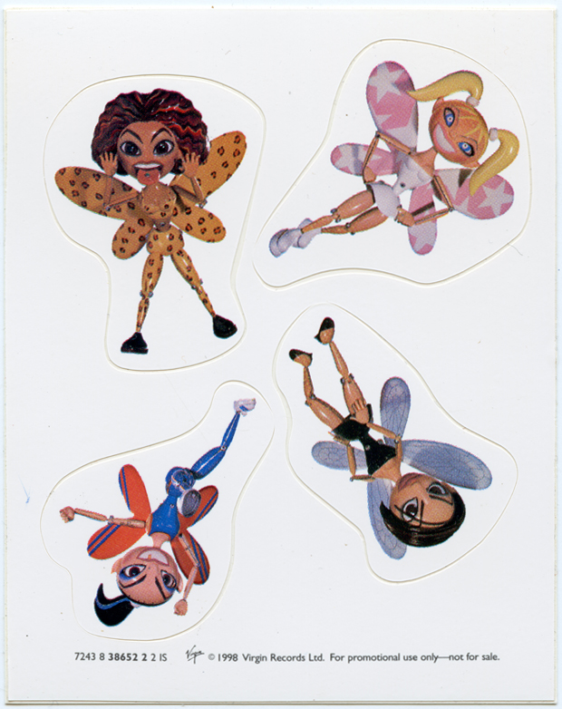 Spice Girls Fairy Stickers