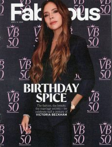 Victoria Beckham in Fabulous Magazine